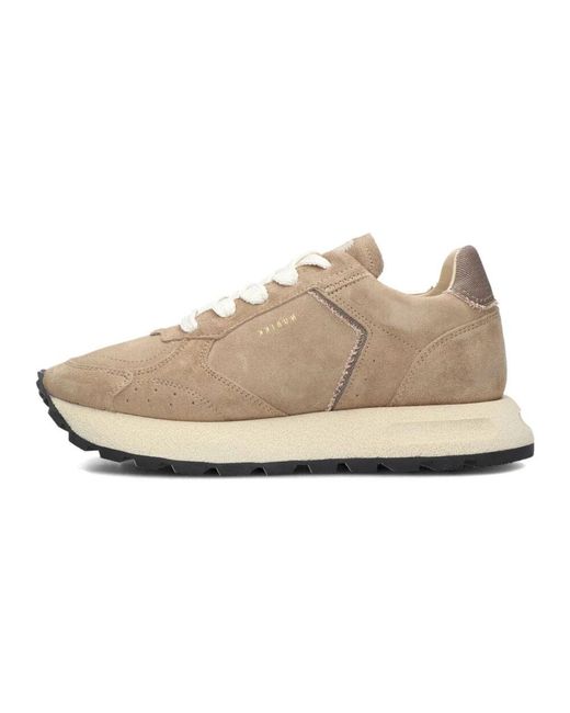 Nubikk Natural Wildleder Chunky Sole Sneakers