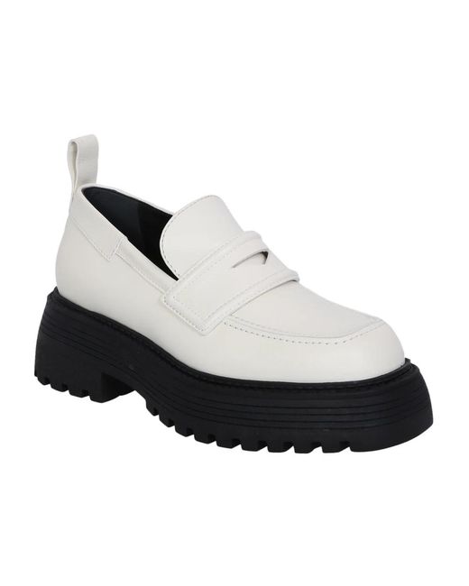 3Juin White Loafers