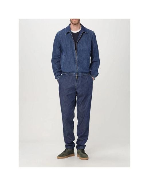 Straight Jeans Eleventy de hombre de color Blue