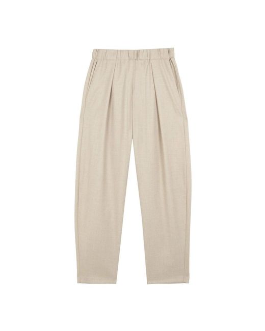 Cortana Natural Tapered Trousers