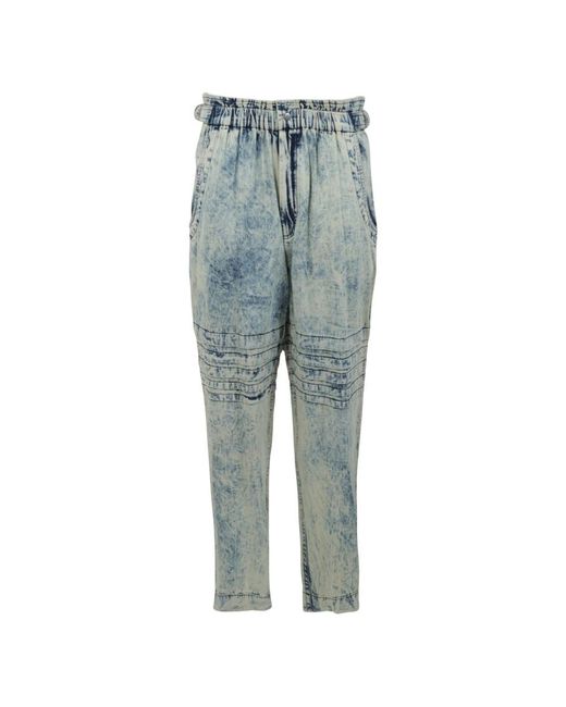 Isabel Marant Blue Loose Fit Jeans