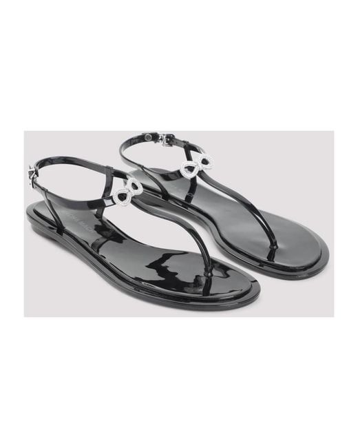 Mach & Mach Brown Flat Sandals