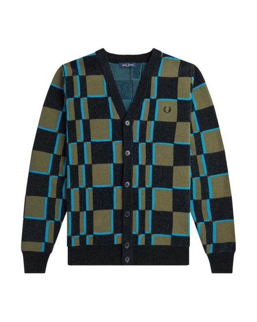 Fred Perry Green Cardigans for men