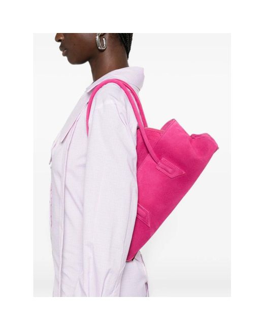 The Attico Pink Shoulder Bags