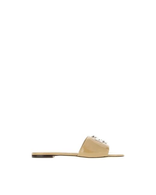 Tory Burch Eleanor Slide in het Natural