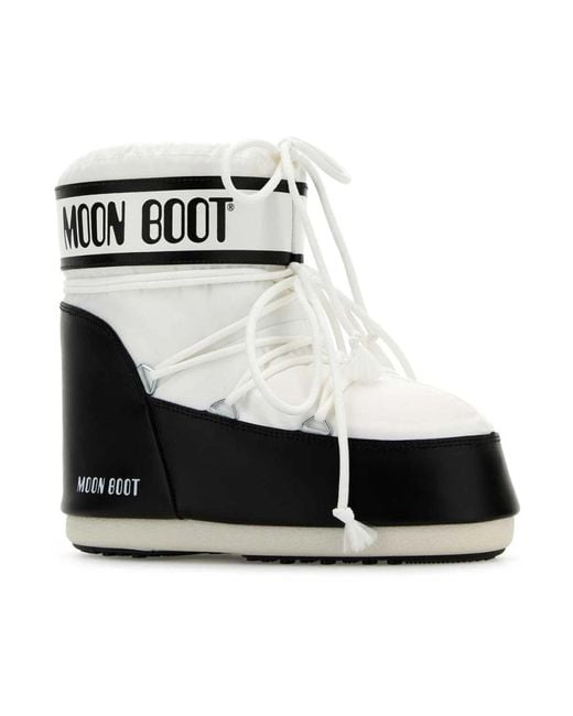 Moon Boot White Winter Boots