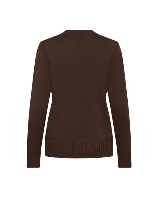 Round-Neck Knitwear di Inwear in Brown