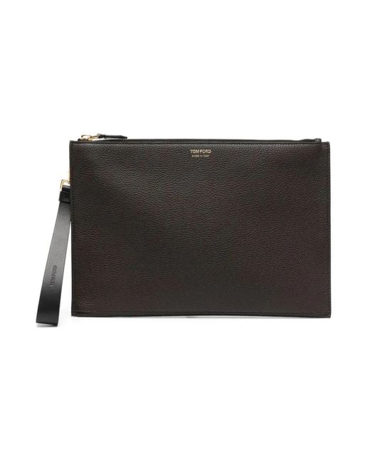 Tom Ford Stilvolle Herren Portfolio Tasche in Black für Herren