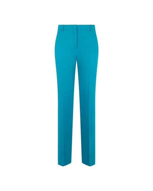 Alberta Ferretti Klassieke Broek Met Hoge Taille in het Blue