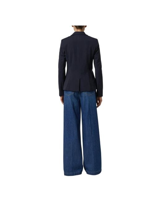 Comma, Tailored Indoor Blazer in het Blue