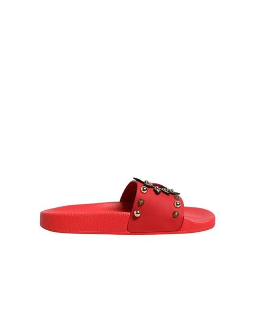 Dolce & Gabbana Red Sliders