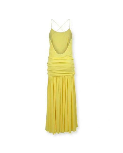 Jacquemus Yellow Midi Dresses