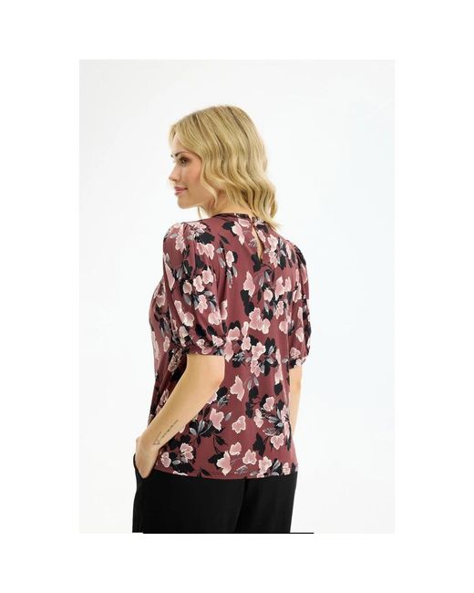 Blouses iN FRONT de color Red