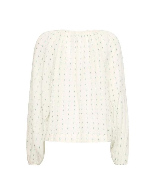 Blouses Ichi de color White