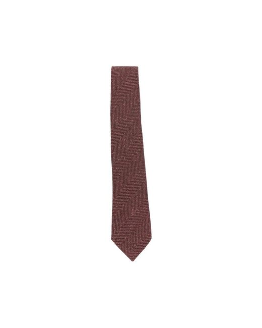 Ties di Tagliatore in Purple da Uomo
