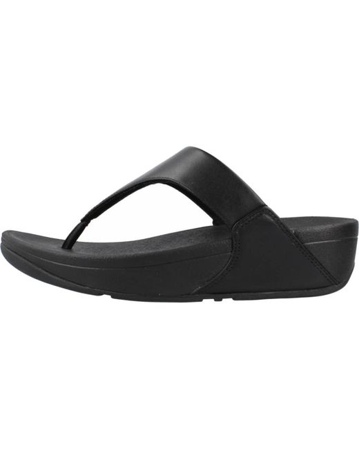 Shoes > flip flops & sliders > flip flops Fitflop en coloris Black