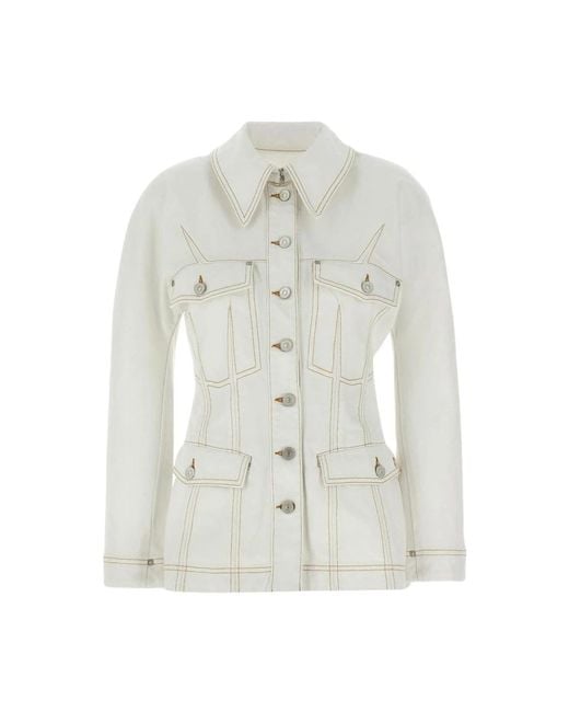 Givenchy White Denim Jackets