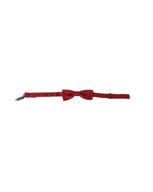 Dolce & Gabbana Red Bow Ties for men