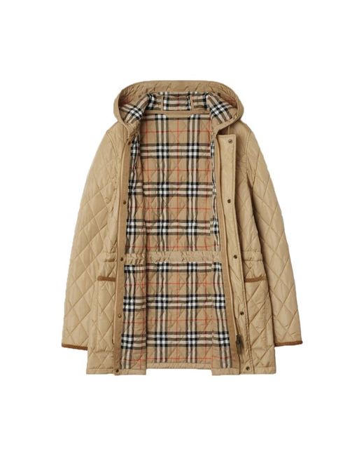 Burberry Natural Bromley Quilted Nylon Jacket