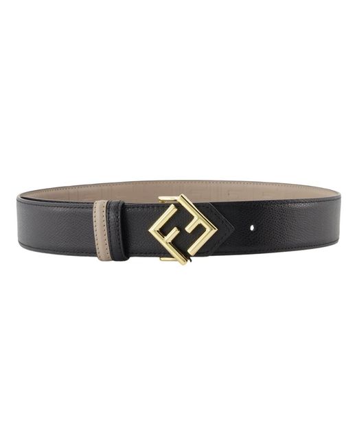 Fendi Black Belts