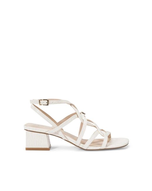 Sandalias blancas elegantes calzado de verano Twin Set de color White