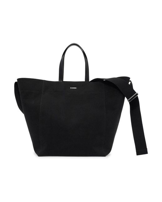 Jil Sander Tote Bags in het Black