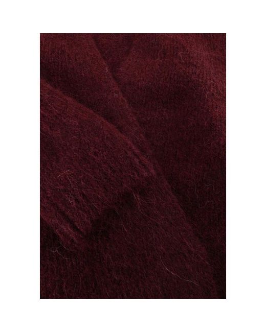 SELECTED Truien & Vesten ,Paars ,Slfgabella Ls Knit Belt Cardigan in het Purple