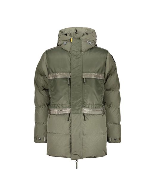 Parajumpers Green Winter Jackets for men