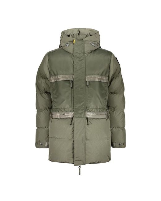 Parajumpers Green Winter Jackets for men