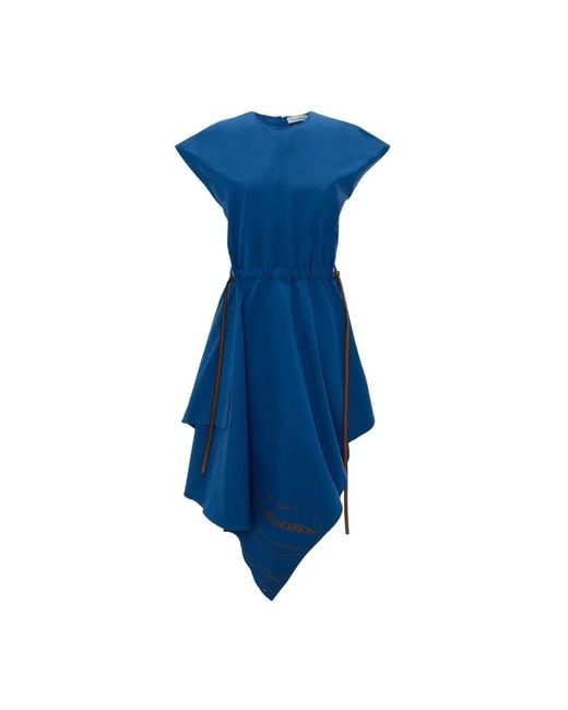 J.W. Anderson Blue Midi Dresses