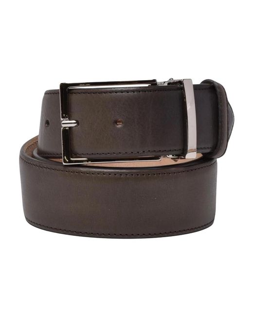 Doucal's Ledergürtel in Black für Herren