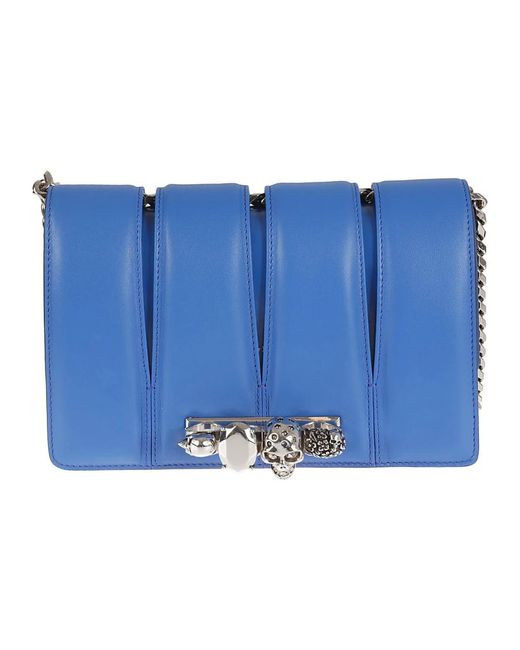 McQueen Blue Cross Body Bags