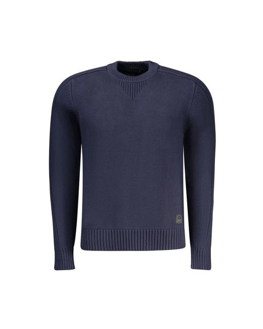 North Sails Blue Round-Neck Knitwear for men