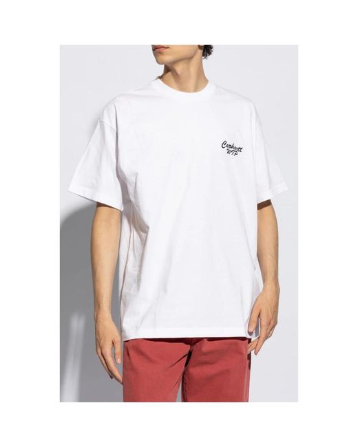 Carhartt Bedrucktes t-shirt in White für Herren
