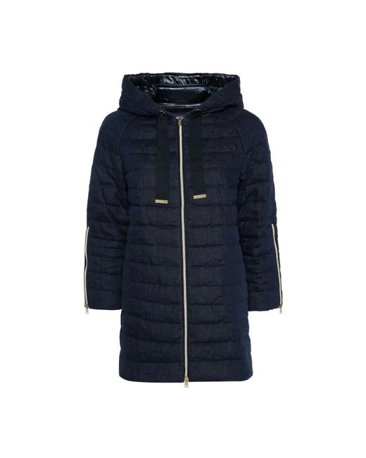 Herno Blue Down Jackets