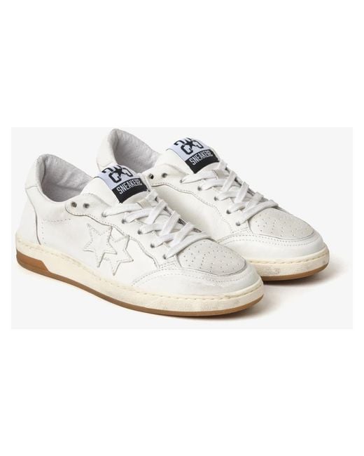 2 Star White Sneakers for men