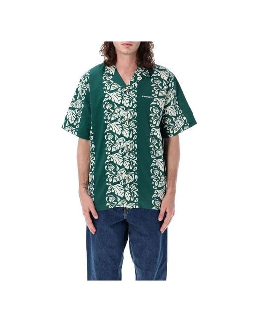 Camicia floreale di Carhartt in Green da Uomo