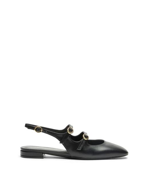 Stuart Weitzman Black Ballerina Shoes