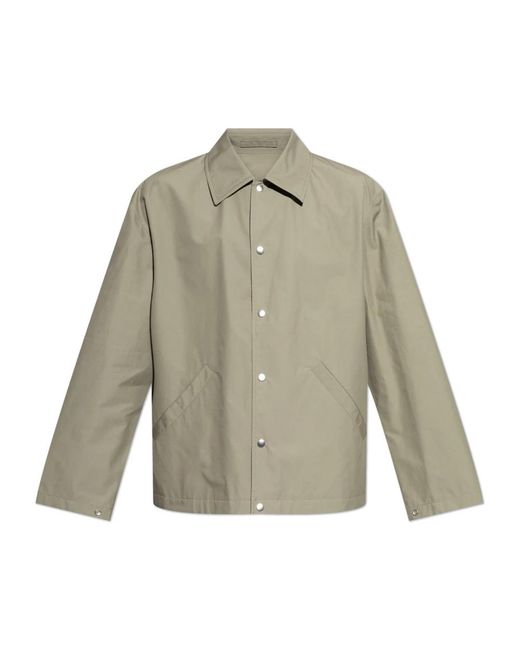Jil Sander Jassen ,Groen ,Katoen Jacket Met Kraag in het Green voor heren