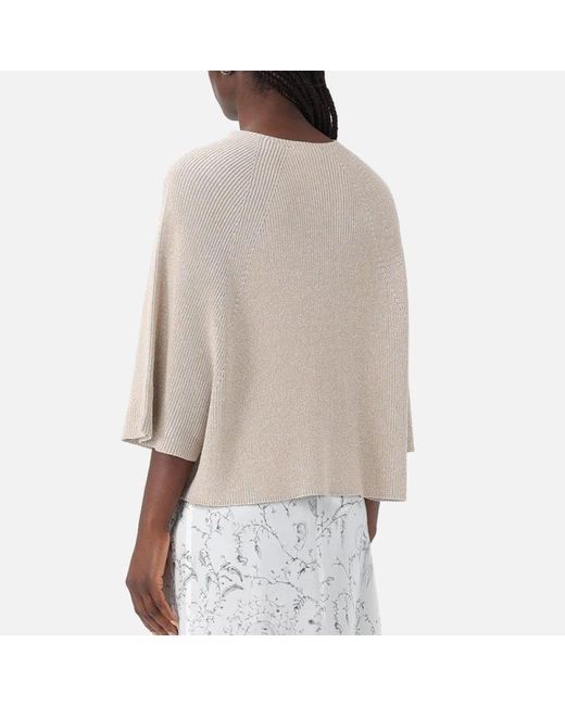 Knitwear > round-neck knitwear Fabiana Filippi en coloris White