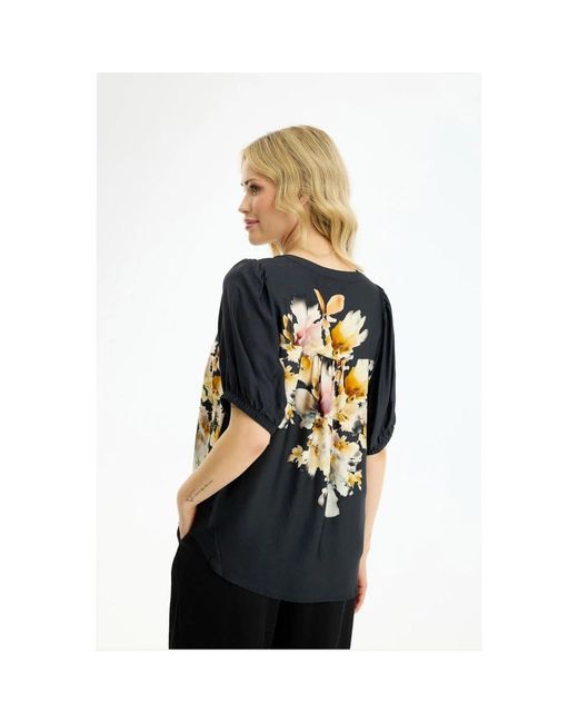iN FRONT Blouses &Amp; Hemden in het Black