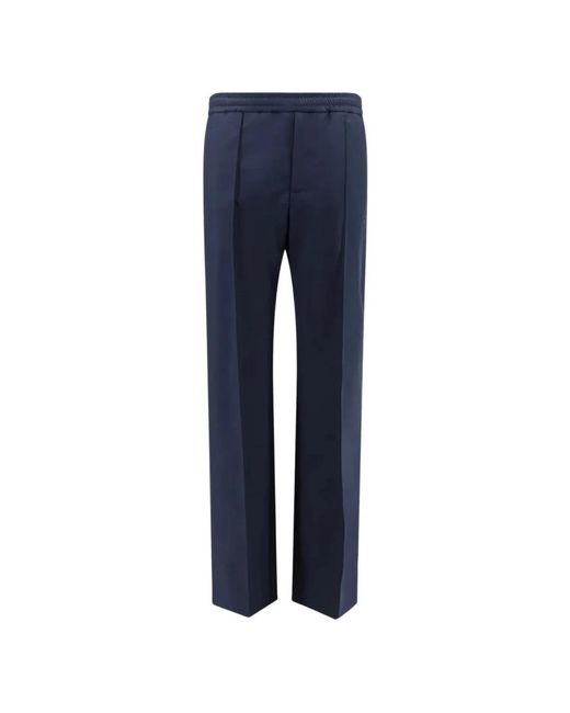 Gucci Blue Straight Trousers for men