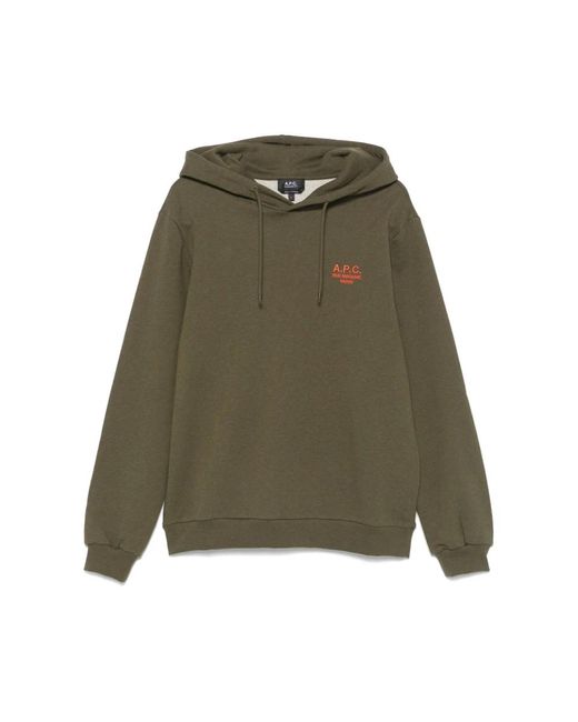 Hoodies A.P.C. de hombre de color Green