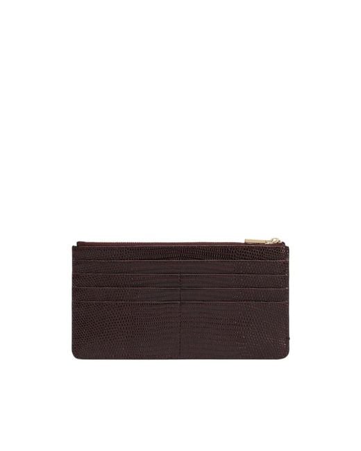 Dolce & Gabbana Bordeaux Clutch Tassen Aw25 in het Brown