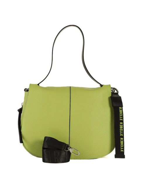 Rebelle Green Shoulder Bags