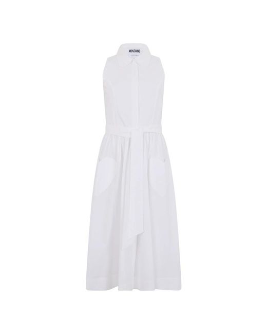 Moschino White Shirt Dresses