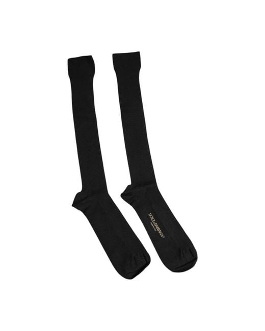 Socks Dolce & Gabbana de hombre de color Black