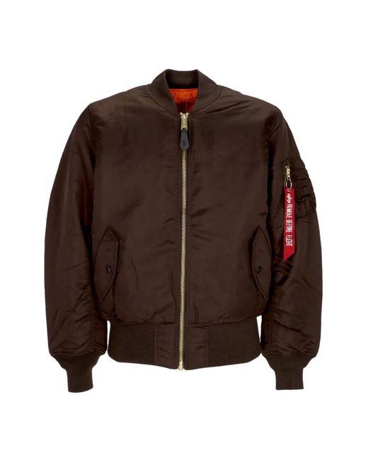 Alpha Industries Jassen ,Bruin ,Hunter Bomberjack Ai Ma-1 in het Brown voor heren