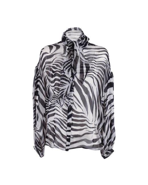 Max Mara Gray Blouses
