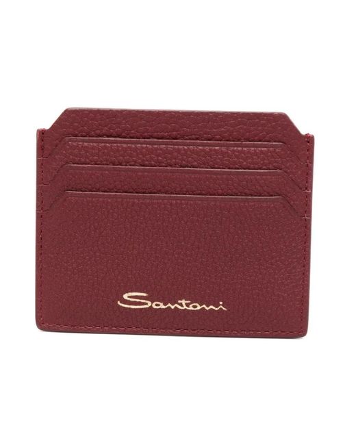 Wallets & Cardholders di Santoni in Red
